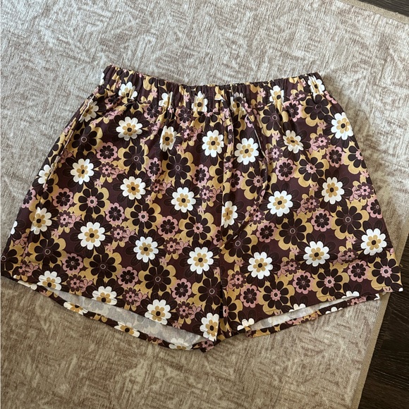 Retro floral Matching short and button down set - Picture 10 of 15